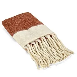 Decken - Überwurf aus Wollmischung - Carrie (rosa)