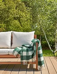 Decken - Überwurf aus Wollmischung - Phoebe (grün)