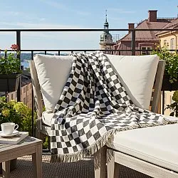 Couvertures - Wallace Tapestry Blanket (noir/blanc)