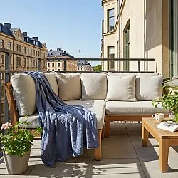 Decken - Vanja Throw (dunkelblau)