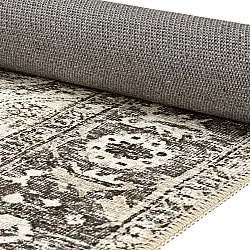 Flachgewebter Teppich - Alvand (schwarz)