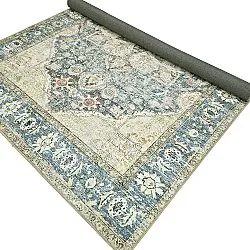 Flachgewebter Teppich - Alvand (blau)