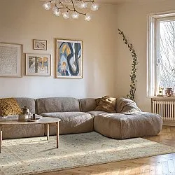 Flachgewebter Teppich - Amena (beige)