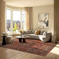 Tapis tissé à plat - Anzali (rouge)