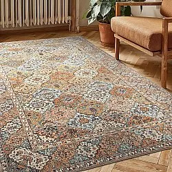 Flachgewebter Teppich - Berelina (beige/mehrfarbig)