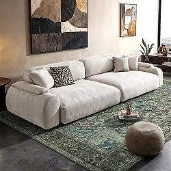 Tapis tissé à plat - Birjand (vert)