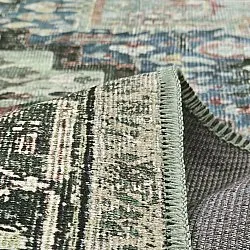 Tapis tissé à plat - Birjand (vert)