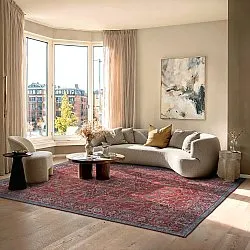 Flachgewebter Teppich - Birjand (rot)