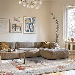 Flachgewebter Teppich - Calla (rot)