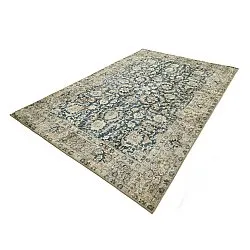 Flachgewebter Teppich - Delvar (blau)