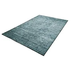 Flachgewebter Teppich - Elarion (blau)