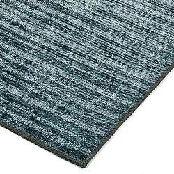 Flachgewebter Teppich - Elarion (blau)