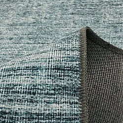 Flachgewebter Teppich - Elarion (blau)