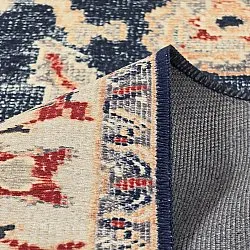 Flachgewebter Teppich - Fadarin (blau)