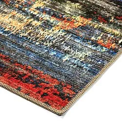 Flachgewebter Teppich - Kazea (orange/multi)