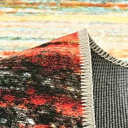 Flachgewebter Teppich - Kazea (orange/multi)