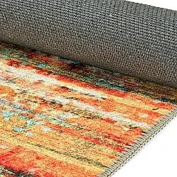 Flachgewebter Teppich - Kazea (orange/multi)