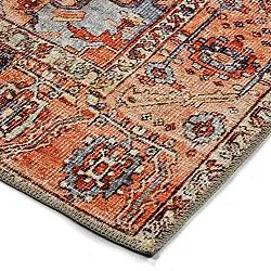 Flachgewebter Teppich - Madevan (rot)