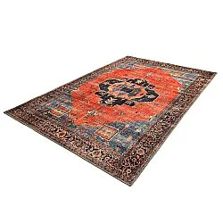 Flachgewebter Teppich - Mandalay (rot)