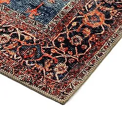 Flachgewebter Teppich - Mandalay (rot)