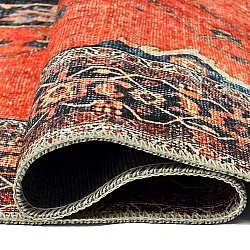 Flachgewebter Teppich - Mandalay (rot)