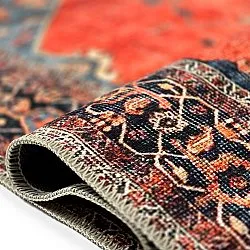 Flachgewebter Teppich - Mandalay (rot)