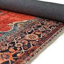 Flachgewebter Teppich - Mandalay (rot)