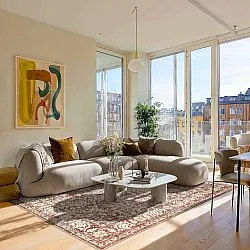 Tapis tissé à plat - Meralis (rouge)