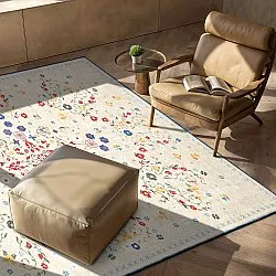 Flachgewebter Teppich - Nabilar (creme)