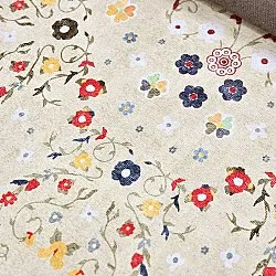 Flachgewebter Teppich - Nabilar (creme)