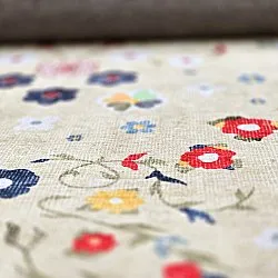 Flachgewebter Teppich - Nabilar (creme)