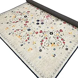 Flachgewebter Teppich - Nabilar (creme)