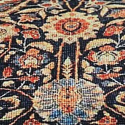 Flachgewebter Teppich - Selamira (blau/mehrfarbig)