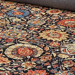 Flachgewebter Teppich - Selamira (blau/mehrfarbig)