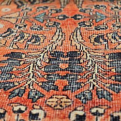 Flachgewebter Teppich - Yasirah (orange)