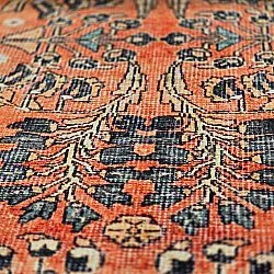 Flachgewebter Teppich - Yasirah (orange)