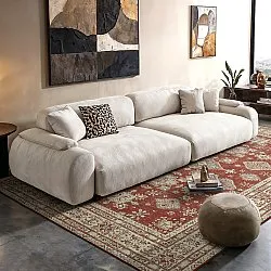 Flachgewebter Teppich - Zuleina (rot)