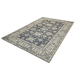 Flachgewebter Teppich - Zuleina (dunkelgrau)