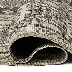 Flachgewebter Teppich - Zuleina (dunkelgrau)