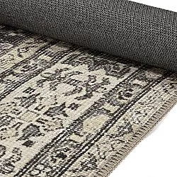 Flachgewebter Teppich - Zuleina (dunkelgrau)