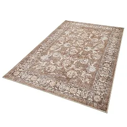 Tapis tissé à plat - Adeleine (marron)