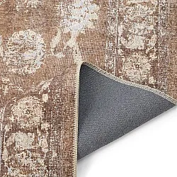 Tapis tissé à plat - Adeleine (marron)