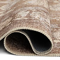 Tapis tissé à plat - Adeleine (marron)
