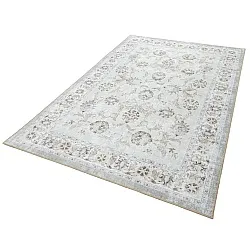 Tapis tissé à plat - Adeleine (gris/beige)