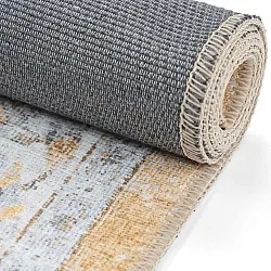 Tapis tissé à plat - Adeleine (jaune)