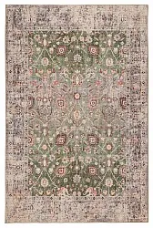 Tapis tissé à plat - Bouhjar (vert/multicolore)