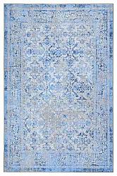 Tapis tissé à plat - Denizli (bleu)