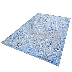 Flachgewebter Teppich - Denizli (blau)