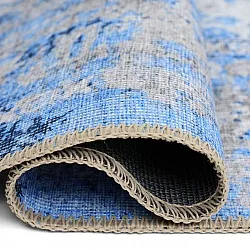 Flachgewebter Teppich - Denizli (blau)