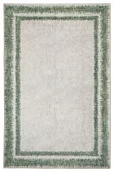 Flachgewebter Teppich - Eldoret (creme/grün)